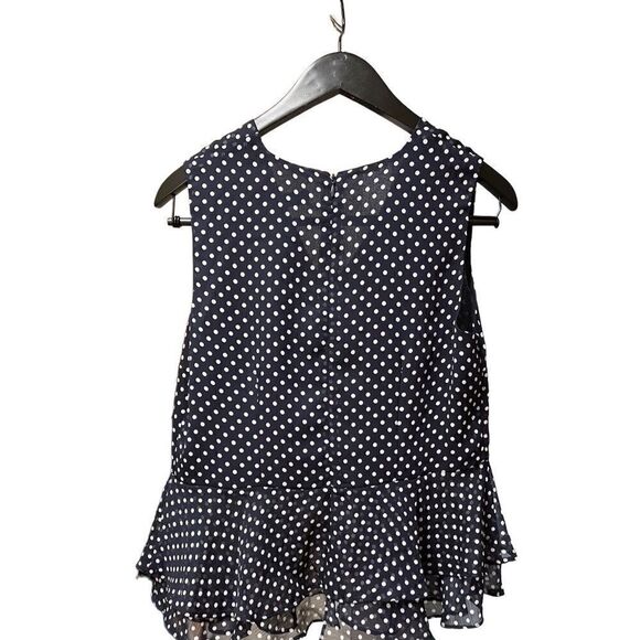 🌟70% OFF🌟Tommy Hilfiger Polka Dot Sleeveless Top - Picture 2 of 3